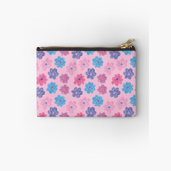 Item preview, CRAYON FLOWERS HANDDRAWN PASTEL PINK designed and sold by blomastudios.