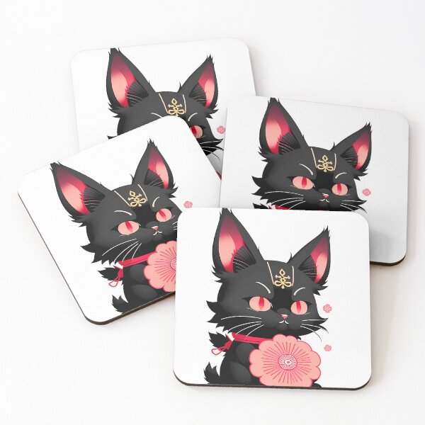 Item preview, Playful Japanese Cat designed and sold by Mechanical-Artt.