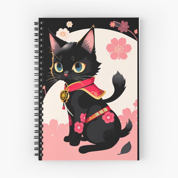 Item preview, Charming Cat in Japanese Style designed and sold by Mechanical-Artt.