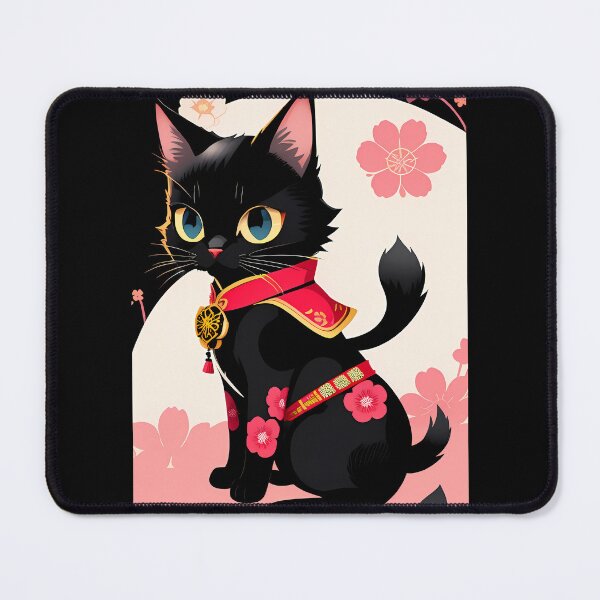 Item preview, Charming Cat in Japanese Style designed and sold by Mechanical-Artt.