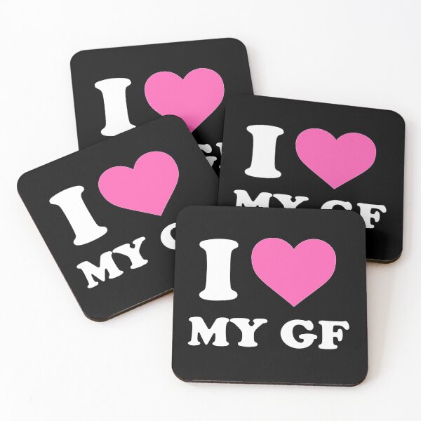 Item preview, I LOVE MY GF (PINK) designed and sold by Mawked.