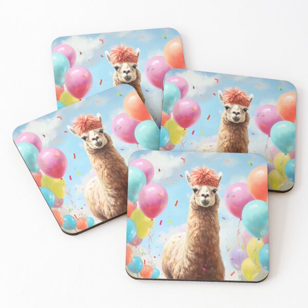 Item preview, Llama Party (B) - Greeting Card designed and sold by OddCorro.