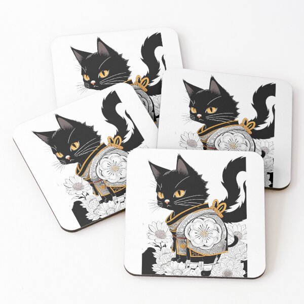 Item preview, Whimsical Japanese Cat designed and sold by Mechanical-Artt.
