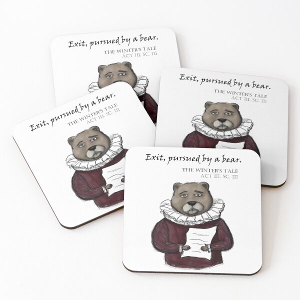 Item preview, Shakespeare - Exit, pursued by a bear - The Winter's Tale designed and sold by MattOastler.
