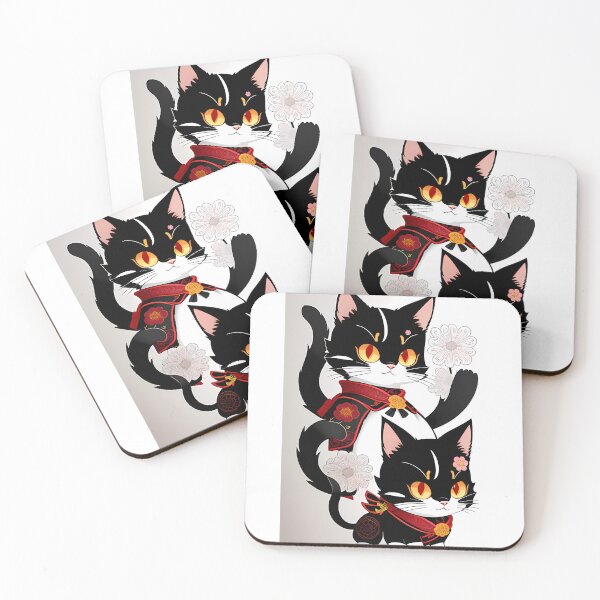 Item preview, Pair of Japanese Cat Cartoon designed and sold by Mechanical-Artt.