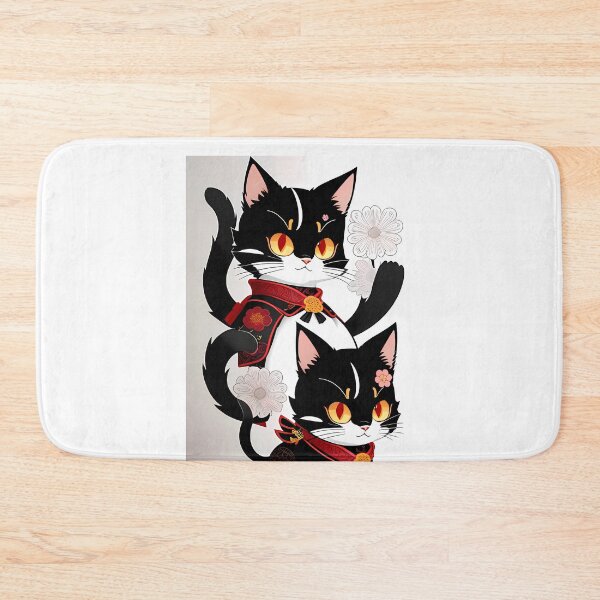 Item preview, Pair of Japanese Cat Cartoon designed and sold by Mechanical-Artt.