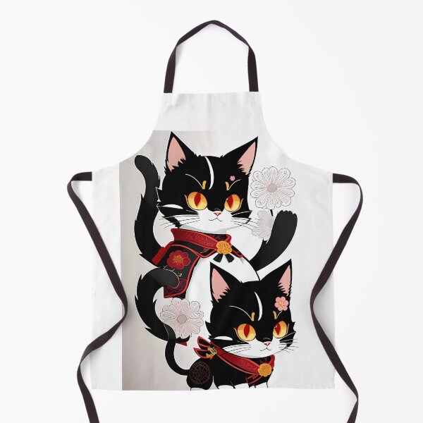 Item preview, Pair of Japanese Cat Cartoon designed and sold by Mechanical-Artt.