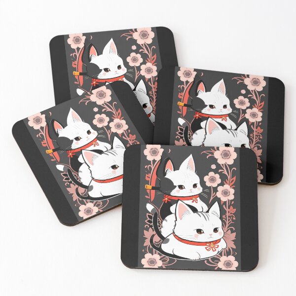 Item preview, Japanese Cat Cartoon Duo designed and sold by Mechanical-Artt.