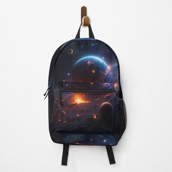 Item preview, Earth And Planets Crashing In Nebula Space Galaxy designed and sold by SassyArtistry.