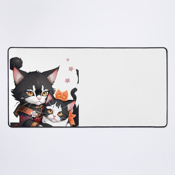 Item preview, Playful Cats in Japanese Style designed and sold by Mechanical-Artt.