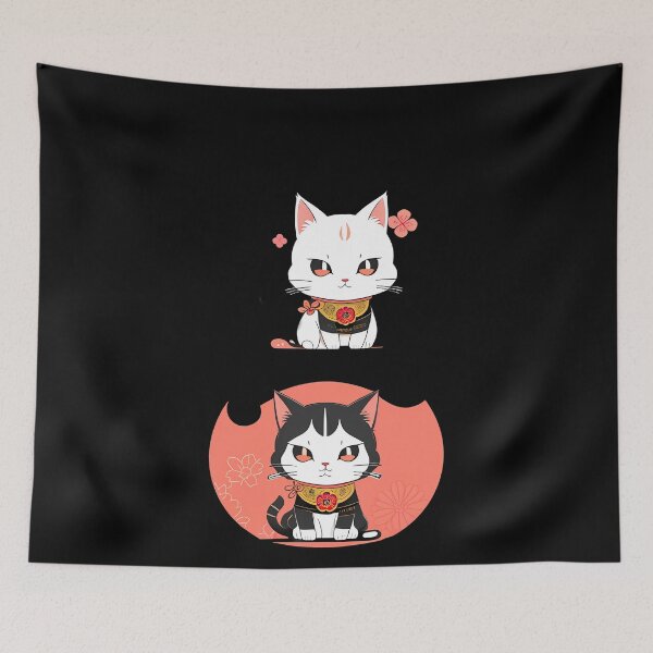 Item preview, Dynamic Duo of Cartoon Cats designed and sold by Mechanical-Artt.