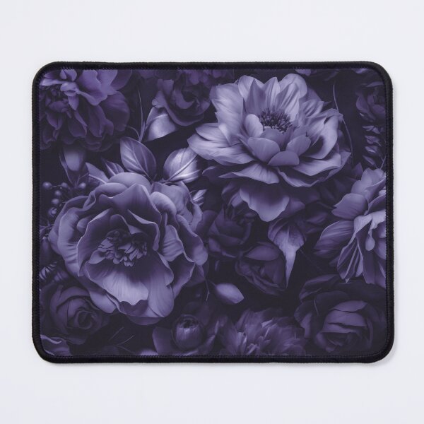 Item preview, Opulent Baroque Flowers Moody Botanical Art Rich Purple designed and sold by artsandsoul.