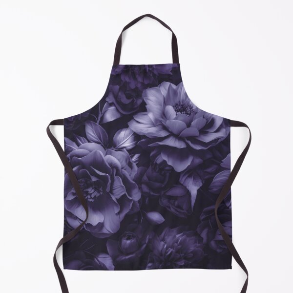 Artikelvorschau, Opulente Barockblumen, stimmungsvolle botanische Kunst, sattes Lila entworfen und verkauft von artsandsoul.