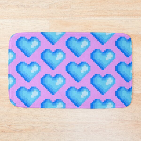 Item preview, Sky blue 90s pixel heart designed and sold by VacantEyes.