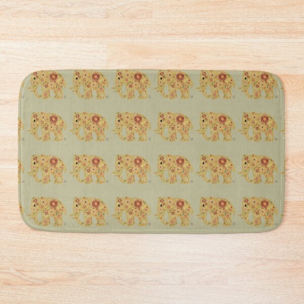 Item preview, Elephant n bloom glittery designed and sold by LovePopsicle.
