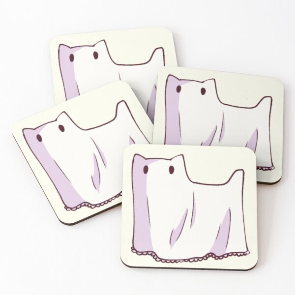 Item preview, Lil ghost sheet kitty designed and sold by AlisArtShopHehe.
