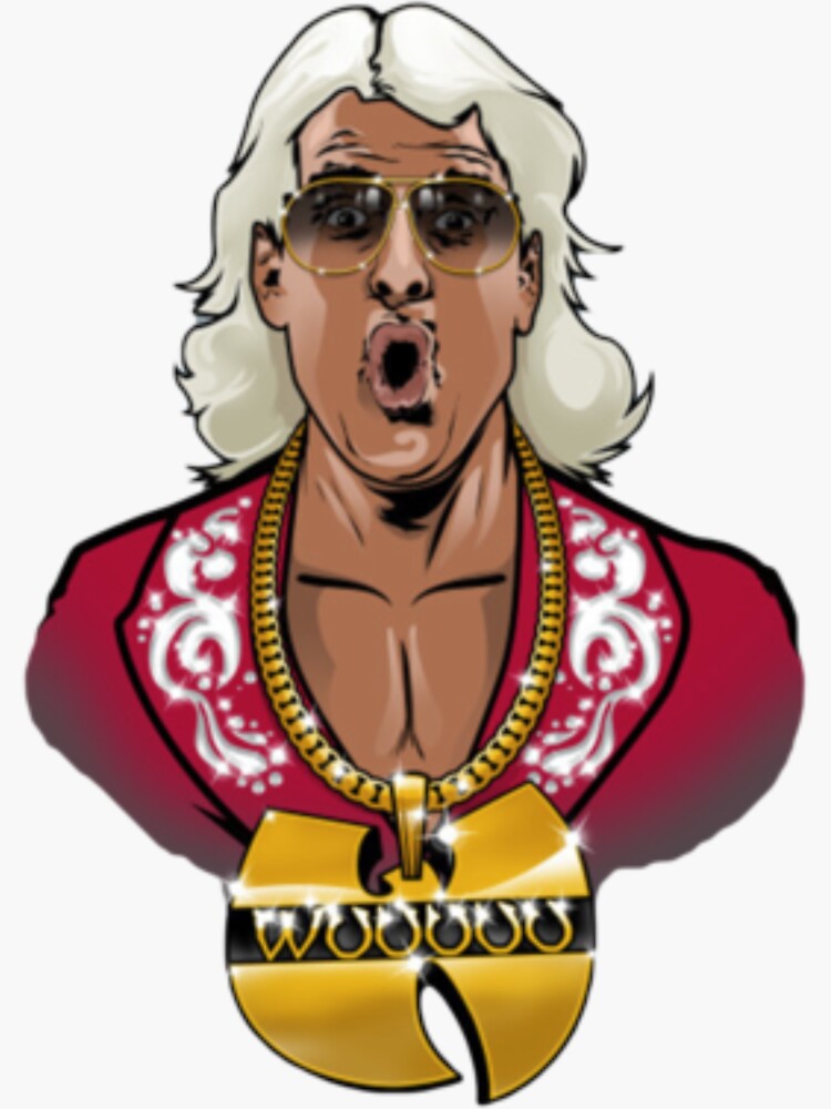 Ric Flair Wu Tang Funny Ric Flair Wu Tang Sticker For Sale By