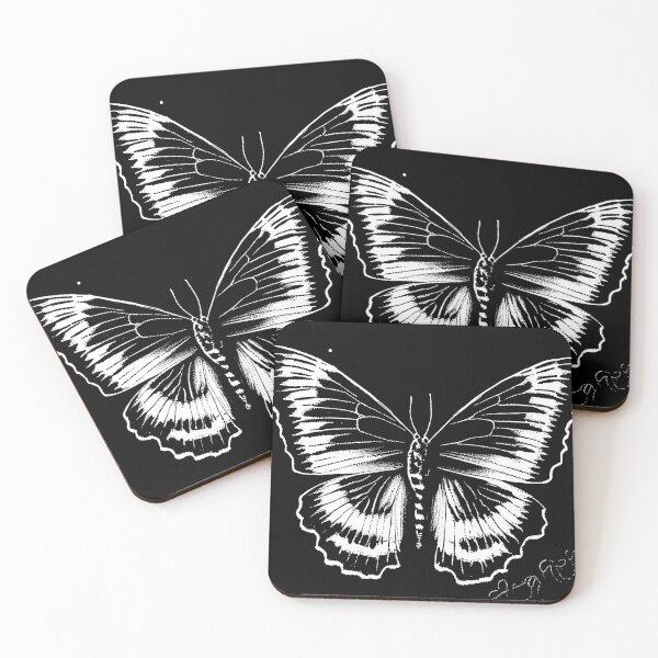 Item preview, Butterfly in black and white designed and sold by Lion-City-Store.