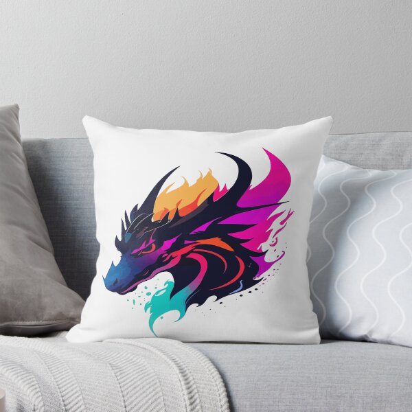 Item preview, Colorful Dragon Head Logo Illustration in Minimalist Vector Art - Popular Microstock Image designed and sold by sippapas.