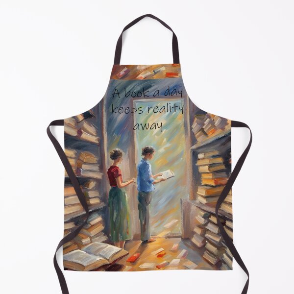 Item preview, A book a day keeps reality away. designed and sold by druidwolfart.