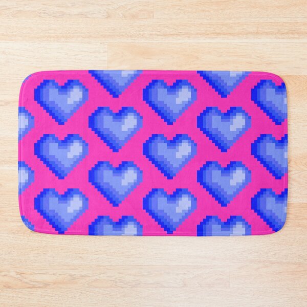 Item preview, Deep blue 90s pixel heart designed and sold by VacantEyes.