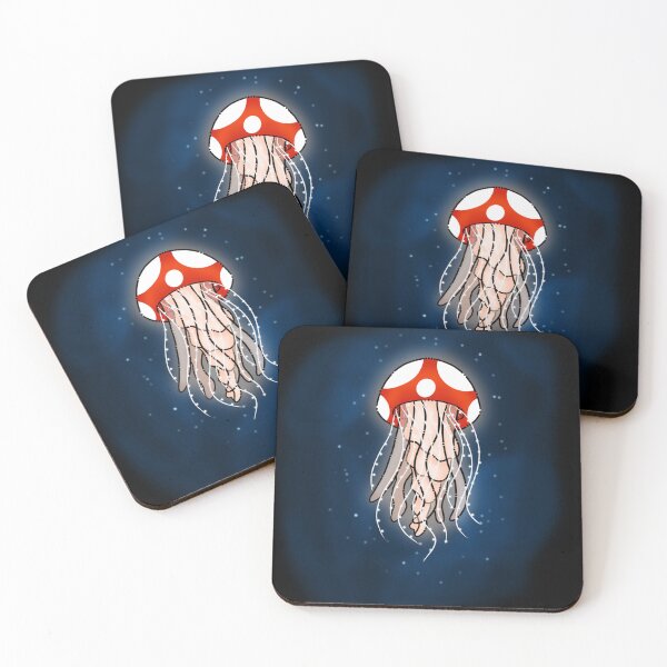 Item preview, Redcap Mushroom Jellyfish designed and sold by BerriCuteCrafts.
