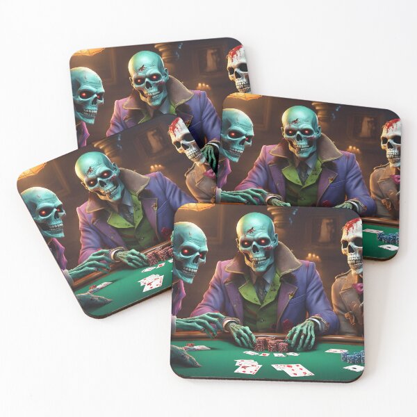 Item preview, Death Plays Poker, Horror designed and sold by Mauswohn.