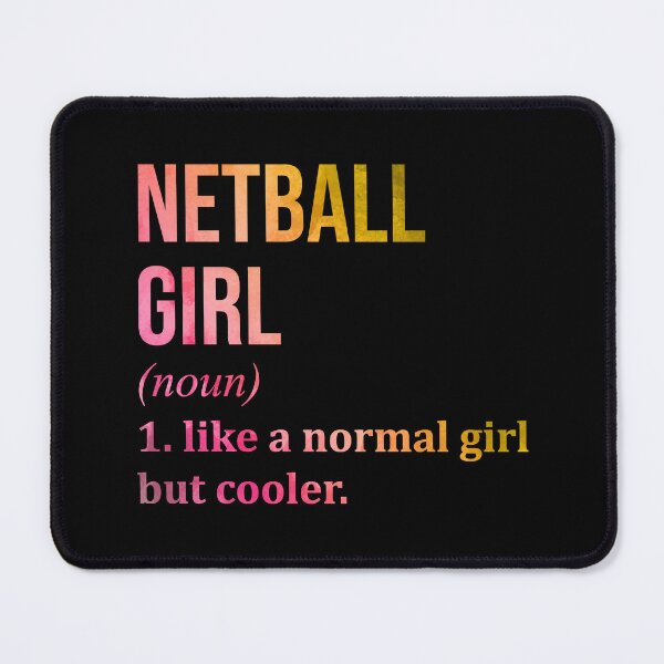 Item preview, Netball Girl Definition in Watercolor designed and sold by XCIV.