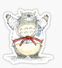Red Belt Totoro Sticker