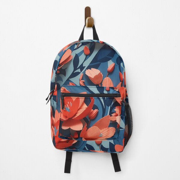 Item preview, Patrón peculiar floral azul designed and sold by NIGAN.