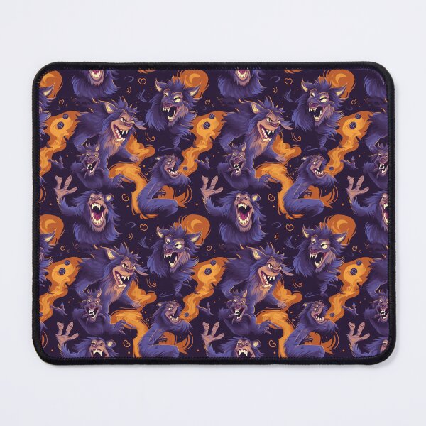 Item preview, Wicked Werewolf Waltz: Mystical Moonlit Dance Pattern designed and sold by ChillChic.