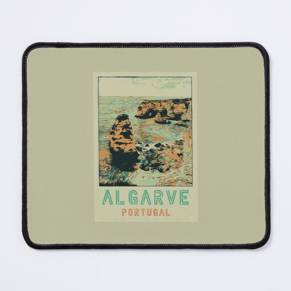 Item preview, Marinha Beach Algarve Portugal | Captivating Coastal Illustration designed and sold by Lemomo-artworks.