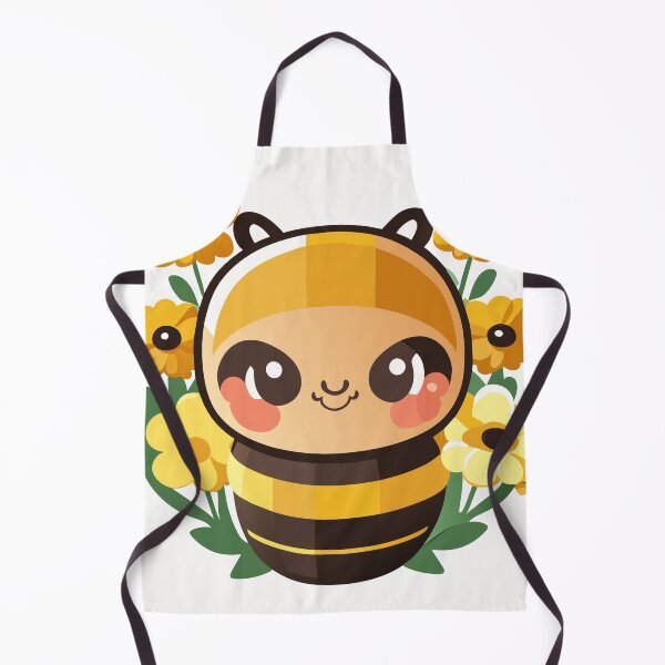 Item preview, Cute honey bee with flowers designed and sold by Lion-City-Store.
