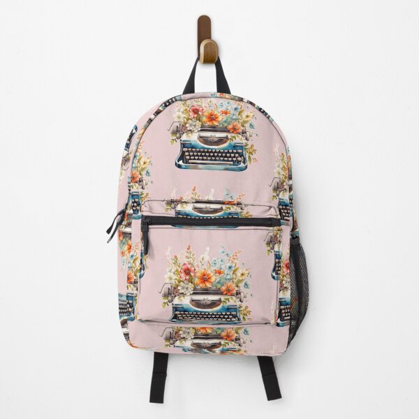 Item preview, Floral watercolor typewriter designed and sold by gambercem.