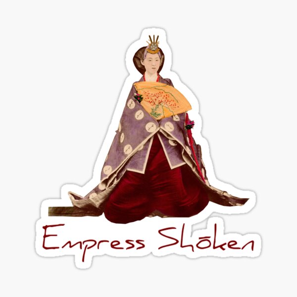 Japanese Empress Shoken Sticker