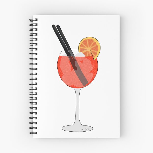 Item preview, Aperol Spritz Cocktail Summer Drink designed and sold by ArtRaftPro.
