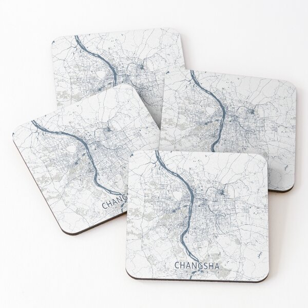 Item preview, Changsha City Map of Hunan, China - Coastal designed and sold by deMAP.