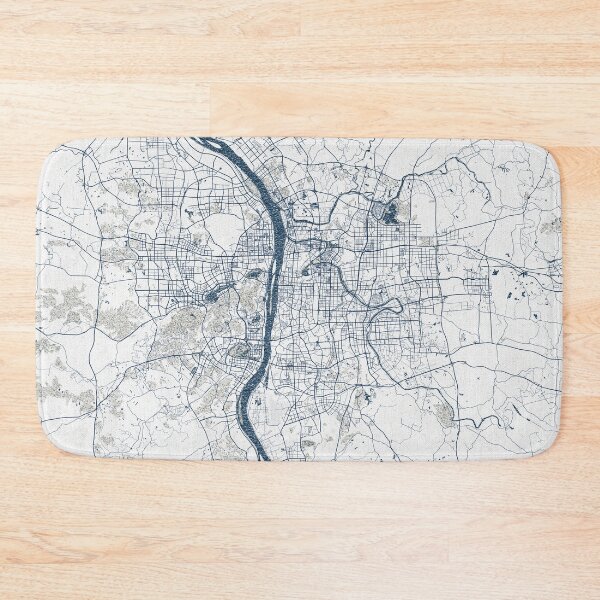 Item preview, Changsha City Map of Hunan, China - Coastal designed and sold by deMAP.