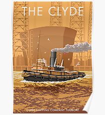 The Clyde, Flying Tempest Tugboat Poster