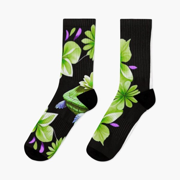 Item preview, Tropical plants and baby turtle floral  designed and sold by Roxburylane.