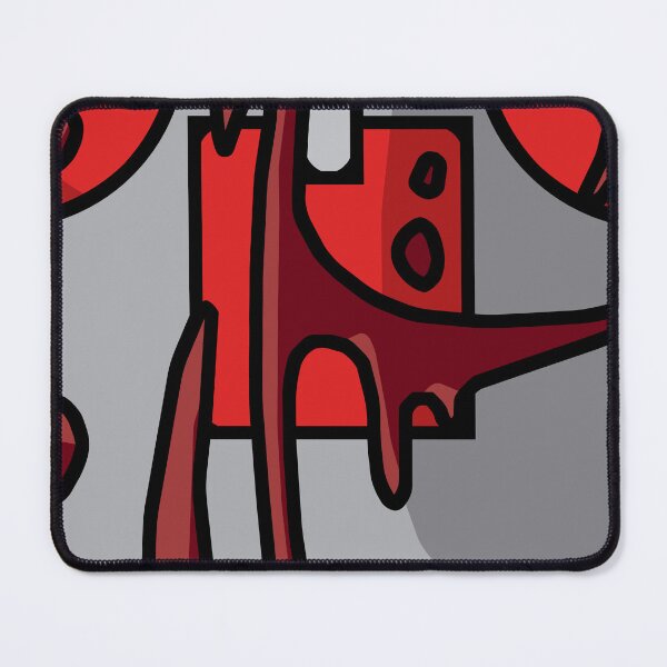 Item preview, Invader's Messy Red Robot designed and sold by ajhockham.