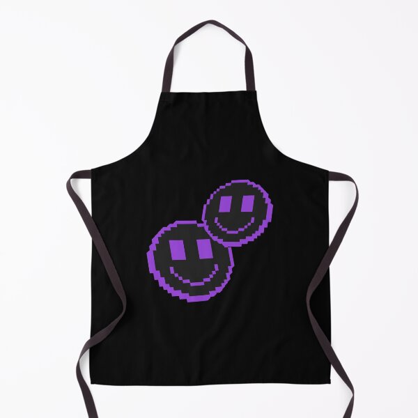 Item preview, Digital Purple Smiley Twins Pixelized! designed and sold by PrintPortal.