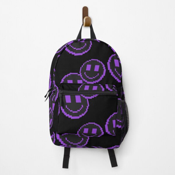 Item preview, Digital Purple Smiley Twins Pixelized! designed and sold by PrintPortal.