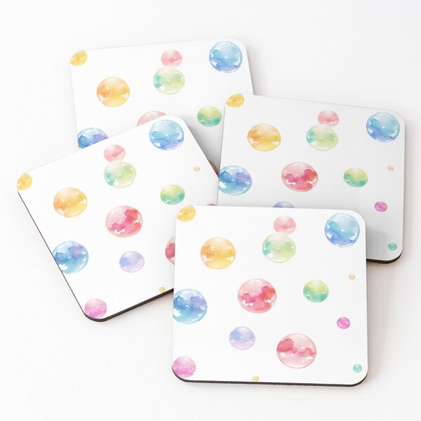 Item preview, Whimsical Watercolor Bubbles - Playful Artwork designed and sold by DimHel2.