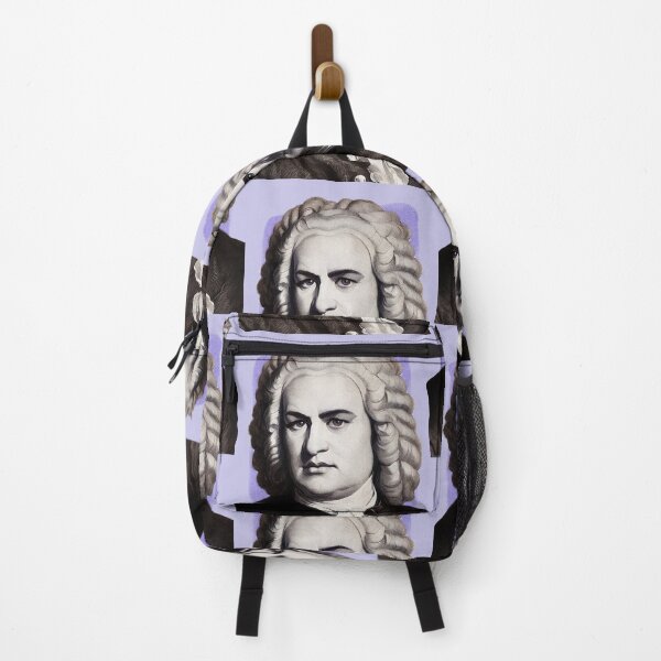 Item preview, German Composer Johann Sebastian Bach - purple - illustration designed and sold by Litstoy.