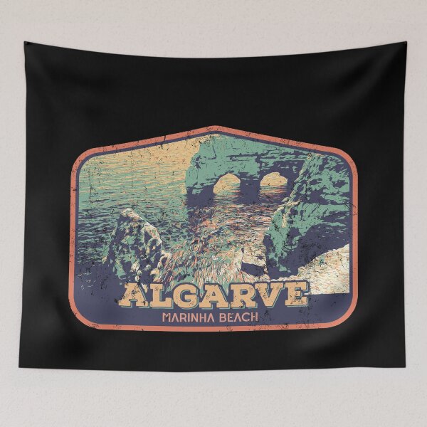 Item preview, Marinha Beach Algarve Portugal | 2 arches Illustration designed and sold by Lemomo-artworks.