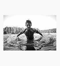 One of God's Better People Photographic Print