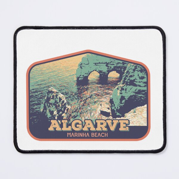 Item preview, Marinha Beach Algarve Portugal | 2 arches Illustration designed and sold by Lemomo-artworks.