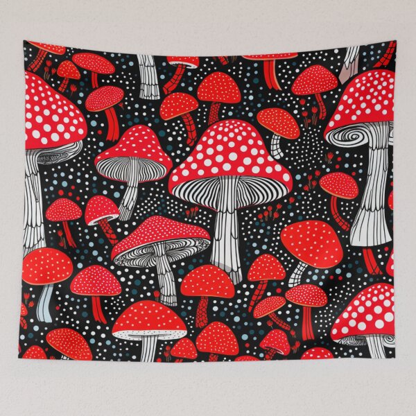 Item preview, Mushrooms patterns  designed and sold by MoonDesinso.