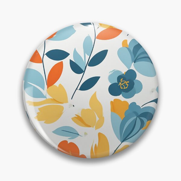 Item preview, Minimalist Nature-Inspired Repeating Pattern: Abstract Oil Painting Effect on White Background designed and sold by CharmingChic.
